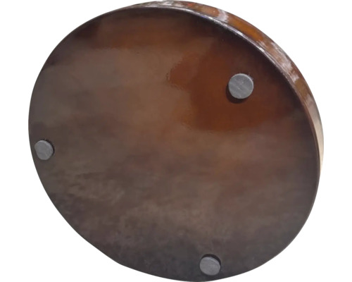 Runde Holzplatte mit Füßen