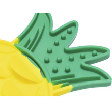 Detailaufnahme einer Ananas-Futtermatte für Haustiere
