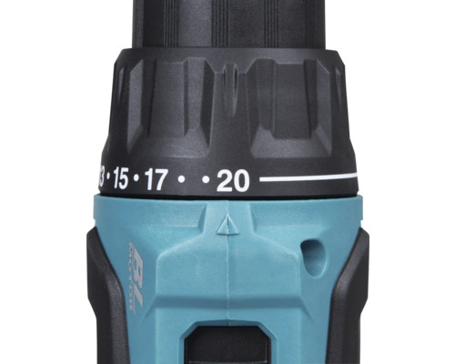 Detailaufnahme einer Bohrmaschine mit Drehmomenteinstellung