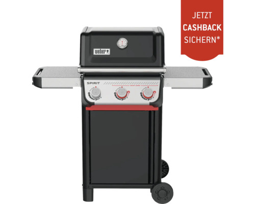 Weber Spirit Gasgrill mit drei Brennern und Seitentischen
