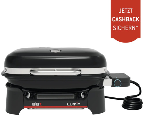 Elektrogrill Weber Lumin Compact schwarz Weber Lumin Elektrogrill