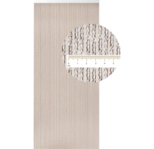 Dekorative Fadengardine mit silberfarbenen Akzenten und Messskala zur Detailansicht