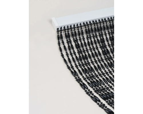 Perlenvorhang mit schwarzen Perlen