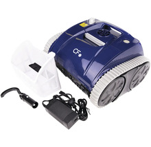 Poolreinigungsroboter mit Filterkorb, Netzkabel und Haken