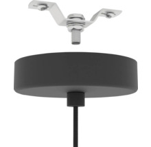Deckenbefestigung mit Kabel für eine Lampe