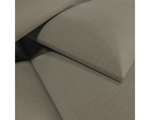 Nahaufnahme eines gewebten Stoffmaterials mit feiner Struktur.