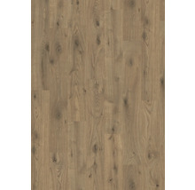 Bodenbelag in Holzoptik mit natürlicher Maserung und Astlöchern.