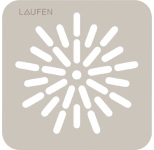 Laufen Logo und Symbol für Massagefunktion.