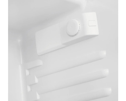 Interner Temperaturregler für einen Kühlschrank mit nummeriertem Drehknopf.