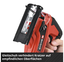 Einhell Akku-Stichsäge mit Gleitschuh zum Schutz empfindlicher Oberflächen vor Kratzern.