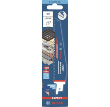 Bosch EXPERT Multi Material Säbelsägeblatt S 959 XHM, Hartmetall-Technologie, langlebig, für Materialien bis einhundert Millimeter, Bosch Logo.