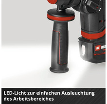 Einhell Akkumulator Bohrhammer mit LED Licht zur einfachen Ausleuchtung des Arbeitsbereiches