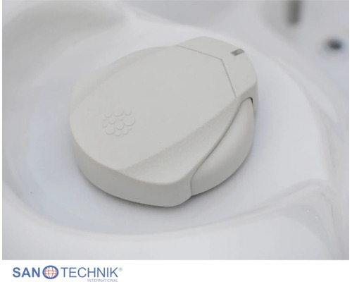 Ovale Sanotechnik Kunststoffabdeckung für Whirlpool-Komponenten.
