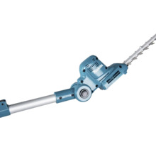 Makita Teleskop-Heckenscheren-Aufsatz aus Kunststoff und Metall mit verstellbarem Gelenk in Petrol.