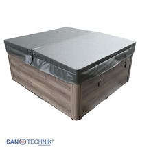 Sanotechnik Whirlpool Abdeckung, quadratische Thermocover Isolierabdeckung mit Befestigungsclips.