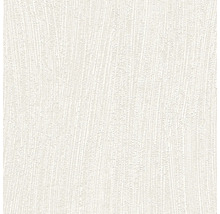 Strukturierte Tapete mit vertikalem Linienmuster in Creme.