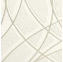Tapete mit geometrischem Linienmuster und strukturierter Oberfläche.
