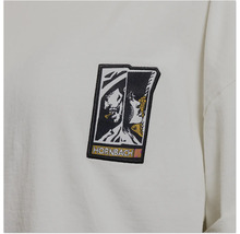 Hornbach Logo Aufnäher mit Illustration auf einem Textil.