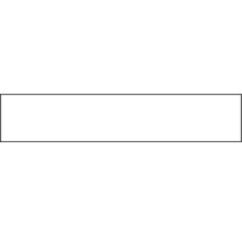 Weißes rechteckiges Paneel mit schwarzem Rand.