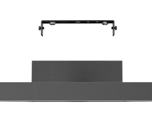 Decken-Montagehalterung aus Metall für Leuchten, inklusive Befestigungsschrauben.