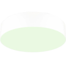 Runde LED-Deckenleuchte in flachem Design.