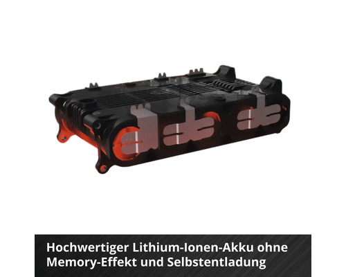 Innenansicht eines Lithium-Ionen-Akkus ohne Memory-Effekt und Selbstentladung.