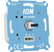 ION WLAN Dimmer Einsatz für LED Lampen mit 200 Watt Leistung, geeignet für 220 bis 240 Volt Wechselspannung.