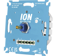 ION 1 bis 10 Volt LED Controller Drehdimmer für Unterputzmontage mit Anschlussklemmen und CE sowie UKCA Kennzeichnung.