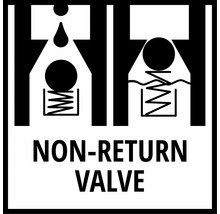 Symbol für Rückschlagventil
