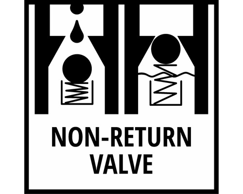 Symbol für Rückschlagventil