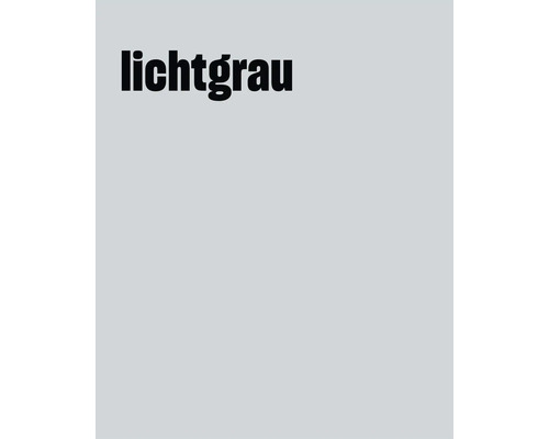 Musterfläche in der Farbe Lichtgrau zur Veranschaulichung des Farbtons