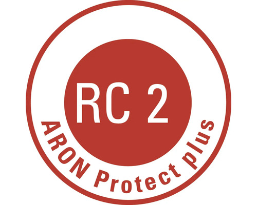 Aron Protect plus Siegel für Widerstandsklasse 2 Einbruchschutz