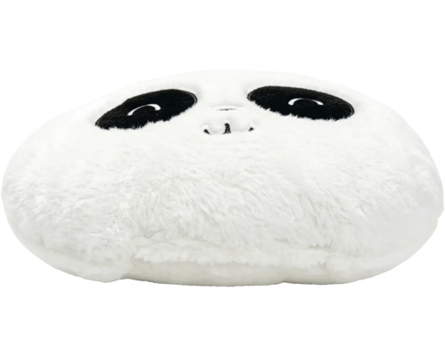 Weiches Plüschkissen in Form eines Pandagesichts