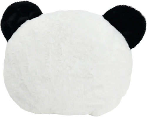 Panda Dekokissen aus weichem Plüschstoff in Tierform