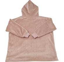 Kuscheliger Oversize Kapuzenpullover aus weichem Fleece Material für Damen und Herren als bequeme Decke zum Überziehen