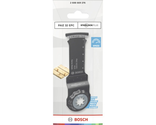 Bosch Starlock Plus Tauchsägeblatt PAIZ 32 EPC für Holz, 32 Millimeter, für Multifunktionswerkzeuge
