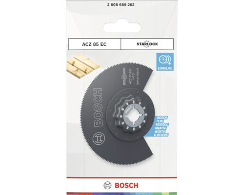 Bosch Starlock Segmentsägeblatt ACZ 85 EC für Holz in Originalverpackung