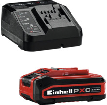 Einhell Power X-Change Akku Ladegerät und 3.0 Amperestunden Lithium Ionen Akku
