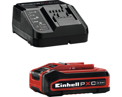 Einhell Power X-Change Akku Ladegerät und 3.0 Amperestunden Lithium Ionen Akku