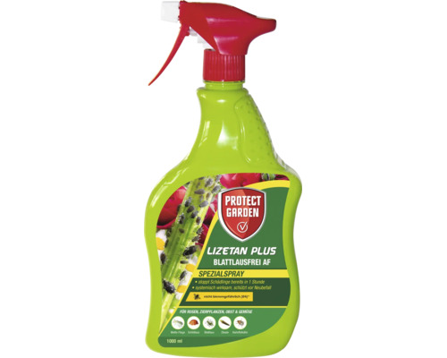 Protect Garden Lizetan Plus Blattlausfrei AF Spezialspray gegen Pflanzenschädlinge in der Sprühflasche mit 1000 Milliliter Inhalt