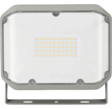 LED Strahler mit rechteckigem Gehäuse und verstellbarem Montagebügel für die Außenbeleuchtung