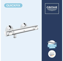 Grohe QuickFix Thermostat Duscharmatur fuer Wandmontage mit QuickSpanner Werkzeug