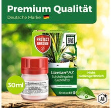 Protect Garden Lizetan AZ Schädlingsfrei Gießmittel 30 Milliliter zur Bekämpfung von Trauermücken an Zimmerpflanzen. (Image AI modified or generated)