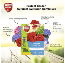 Protect Garden Curamat AZ Rosen Kombi-Set Pflanzenschutzmittel gegen Blattläuse und Rosenrost, ausreichend für 10 Liter Spritzflüssigkeit.