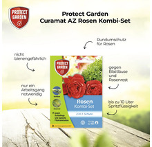 Protect Garden Curamat AZ Rosen Kombi-Set für Pflanzenschutz gegen Blattläuse und Rosenrost bei Rosen, ausreichend für 10 Liter Spritzflüssigkeit.