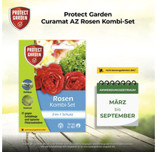 Protect Garden Curamat AZ Rosen Kombi-Set Pflanzenschutzmittel gegen Schädlinge und Pilzkrankheiten für Rosen mit Bienenfreundlichkeit Siegel