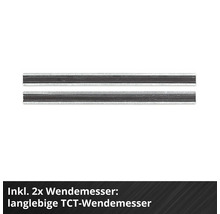 Zwei langlebige Hartmetall Wendemesser für Hobelmaschinen