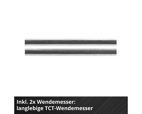 Zwei langlebige Hartmetall Wendemesser für Hobelmaschinen