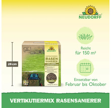 Neudorff Vertikutiermix Rasensanierer zur Regeneration von Rasenflächen für 150 Quadratmeter mit Neudorff Logo