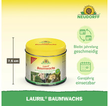 Neudorff Lauril Baumwachs in der 7,5 Zentimeter Dose zur Veredelung und Wundbehandlung von Obst und Ziergehölzen.